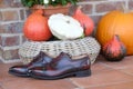 Goodyear welted mens wedding brogues patina dress shoes
