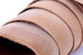 Leather Grain Roll Royalty Free Stock Photo