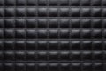 Leather grid black rhombus texture background for decor