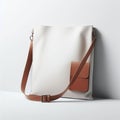 leather handbag mockup