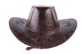 Leather hat Royalty Free Stock Photo
