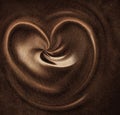 Leather heart Royalty Free Stock Photo