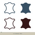 Leather Icon Logo Template Illustration Design. Vector EPS 10