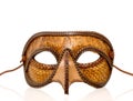 Leather Italian half mask Royalty Free Stock Photo