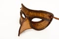 Leather Italian half mask Royalty Free Stock Photo