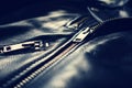 Leather jacket zipper black diesel