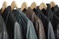 Leather jackets Royalty Free Stock Photo