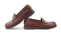 Leather loafers