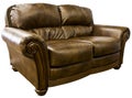 Leather Loveseat Sofa Royalty Free Stock Photo