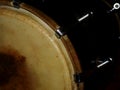 Leather made musical drum image