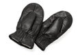 Leather mittens Royalty Free Stock Photo