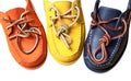 Leather moccasins Royalty Free Stock Photo