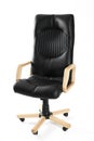Leather office swivel chair Royalty Free Stock Photo