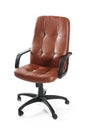 Leather office swivel chair Royalty Free Stock Photo