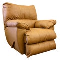 Leather Rocker Recliner Chair Royalty Free Stock Photo