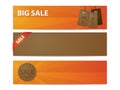 Leather sale banners