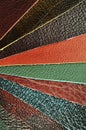 Leather samples Royalty Free Stock Photo