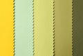 Leather samples of different colors for interior design Royalty Free Stock Photo