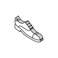 leather shoe care isometric icon vector illustration Royalty Free Stock Photo