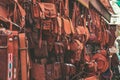 Leather shop in Jaisalmer, India.