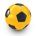 Leather soccer ball