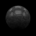 Leather soccer ball