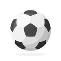 Leather soccer ball