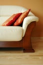 Leather sofa Royalty Free Stock Photo