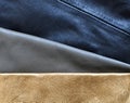 Leather structures textures