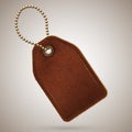 Leather tag illustration