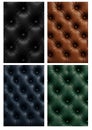 Leather Texture Backgrounds â 4 Vertical Rectangles in Different Colors Royalty Free Stock Photo
