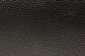 Leather texture black color Royalty Free Stock Photo