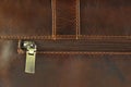 Leather texture with seam Royalty Free Stock Photo