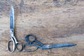 Leather tool, Professional scissors Royalty Free Stock Photo
