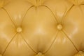 Leather upholstery of a magnificent sofa Royalty Free Stock Photo