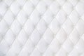Leather Upholstery Sofa Background. White Luxury Sofa