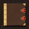 Leather vintage book hardcover