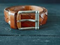 Leather vintage brown belts