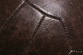 Leather vintage football background