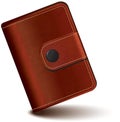 Leather wallet Royalty Free Stock Photo