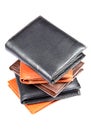 Leather wallets Royalty Free Stock Photo