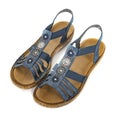 Leather women sandals