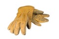 Leather work gloves Royalty Free Stock Photo