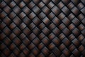 Leather woven texture with highlights in rich brown and black colour, classic style Royalty Free Stock Photo