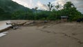 Leatherback turtles at Grande Riviere beach in Trinidad and Tobago at sunrise