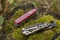 Leatherman and Victorinox Royalty Free Stock Photo