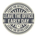 Leave the Office Early Day Royalty Free Stock Photo