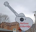 Leavenworth Kansas Sign Hometown of Melissa Etheridge