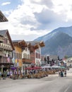 LEAVENWORTH, WA, USA, JUNE 25, 2023: Bavarian style village Leavenworth located near Cascade Mountains