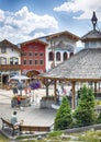 LEAVENWORTH, WA, USA, JUNE 25, 2023: Bavarian style village Leavenworth
